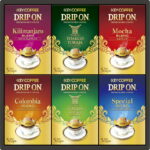 【ラッピング無料】キーコーヒー ドリップオンギフト KDV-30M トアルコトラジャ トラジャブレンド スペシャルブレンド モカブレンド キリマンジャロブレンド コロンビアブレンド