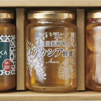【ラッピング無料】山田養蜂場 マヌカ･蜂蜜･蜂蜜漬セット MHK-50 はちみつ アカシア蜂蜜 しょうがはちみつ漬