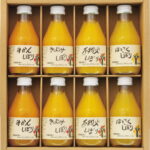 【ラッピング無料】伊藤農園 100%ピュアジュース8本ギフトセット 50708g みかん きよみ 不知火 はっさく