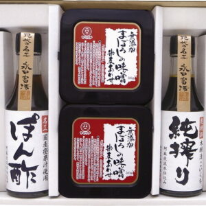 【ラッピング無料】山内本店 特選調味詰合せ YT7881 まぼろしの味噌 米麦あわせ 超特選 純搾り たまごかけ醤油 つゆ名人 名工ぽん酢