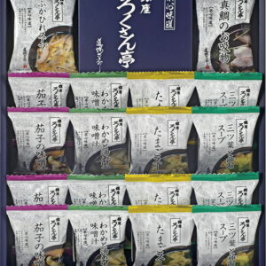 【ラッピング無料】ろくさん亭 道場六三郎 フリーズドライ MG-30 三ツ葉と卵のスープ たまごスープ 茄子の味噌汁 わかめと油あげの味噌汁 ふかひれスープ 真鯛の お吸物
