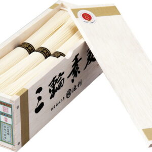 【ラッピング無料】池利 三輪素麺(ミニチュア木箱入) PA-9 そうめん