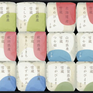 【ラッピング無料】越後ファーム品種食べ比べセット STK-12 新潟県産こしひかり 山形県産つや姫 北海道産ゆめぴりか 秋田県産あきたこまち 滋賀県産みずかがみ 佐賀県産さがびより