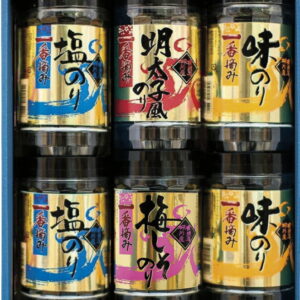【ラッピング無料】一番摘み味付海苔詰合せ SA-30 味のり 塩のり 明太子風のり 梅しそのり