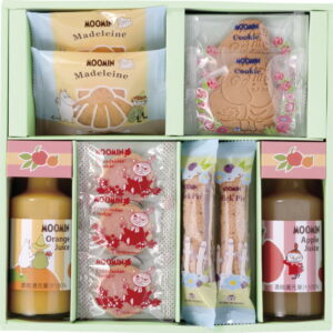 【ラッピング無料】ムーミン ジュース & スイーツセット MS-20 お菓子セット クッキー スティックパイ マドレーヌ