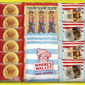 【ラッピング無料】ウォーリーをさがせ! スイートギフト WAL-15R ガレットクッキー ドリップコーヒー ショコラスティックパイ ワッフル