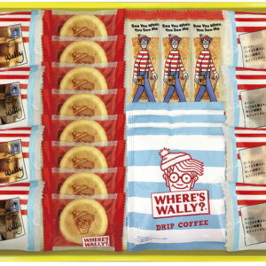 【ラッピング無料】ウォーリーをさがせ! スイートギフト WAL-25R ガレットクッキー ワッフル ドリップコーヒー ショコラスティックパイ