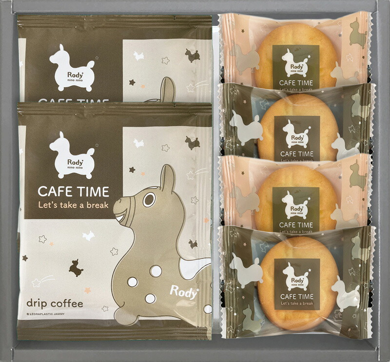 【ラッピング無料】ロディ カフェタイムセット NIN-05 チョコインクッキー ドリップコーヒー