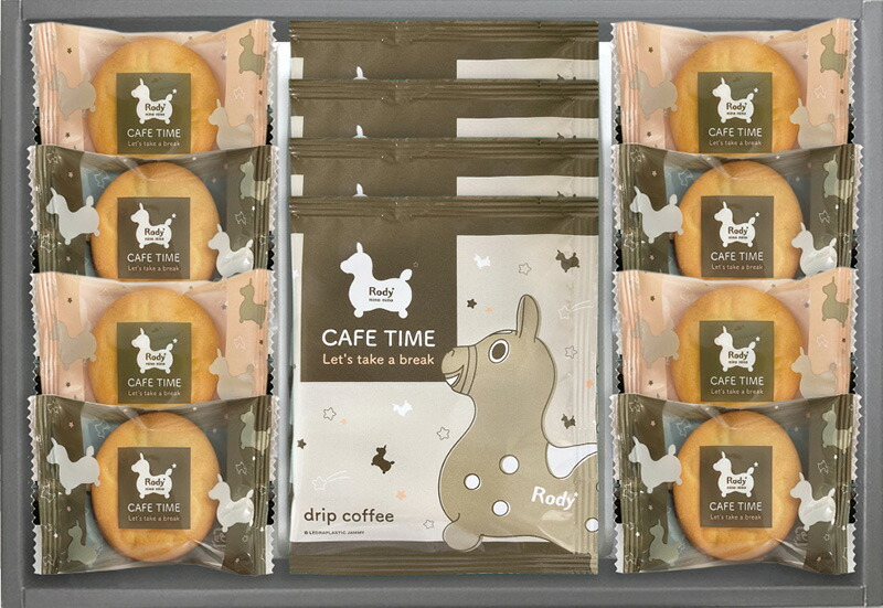 【ラッピング無料】ロディ カフェタイムセット NIN-10 チョコインクッキー ドリップコーヒー