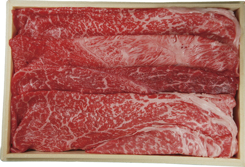 【ラッピング無料】京都・モリタ屋 国産黒毛和牛肩モモすき焼き用 KMS-400