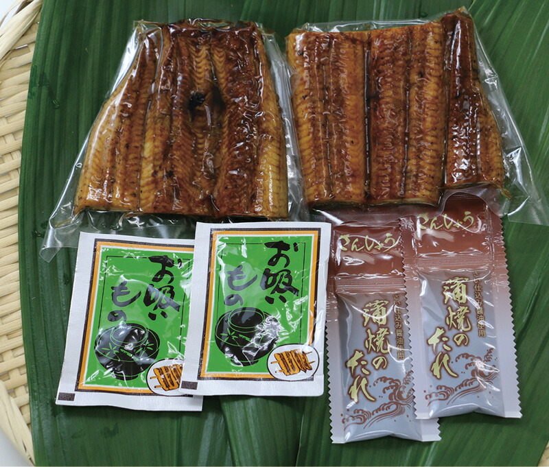 【ラッピング無料】浜松・浜名湖うなぎ蒲焼2人前セット U920002 魚介類 水産加工品 詰め合わせ 山椒 吸い物