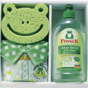 【ラッピング無料】フロッシュ キッチン洗剤ギフト FRS-515GR 食器用洗剤 スポンジ タオルハンカチ