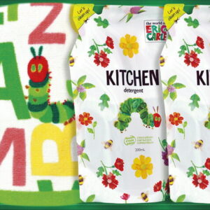 【ラッピング無料】はらぺこあおむし キッチン洗剤セット H-20AZ 食器洗剤詰替用 食器洗剤 フェイスタオル