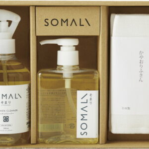 【ラッピング無料】そまり ハウスケア 台所セット KS-30-02 台所用石けん キッチンクリーナー かやおりふきん