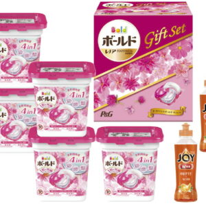 【ラッピング無料】P & G ボールドジェルボールギフトセット PGJB-40D ボールドジェルボール4D癒しのプレミアムブロッサムの香り ジョイコンパクトバレンシアオレンジの香り