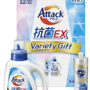 【ラッピング無料】花王 アタック抗菌EXバラエティギフト K・AU-10 キュキュットクリア除菌