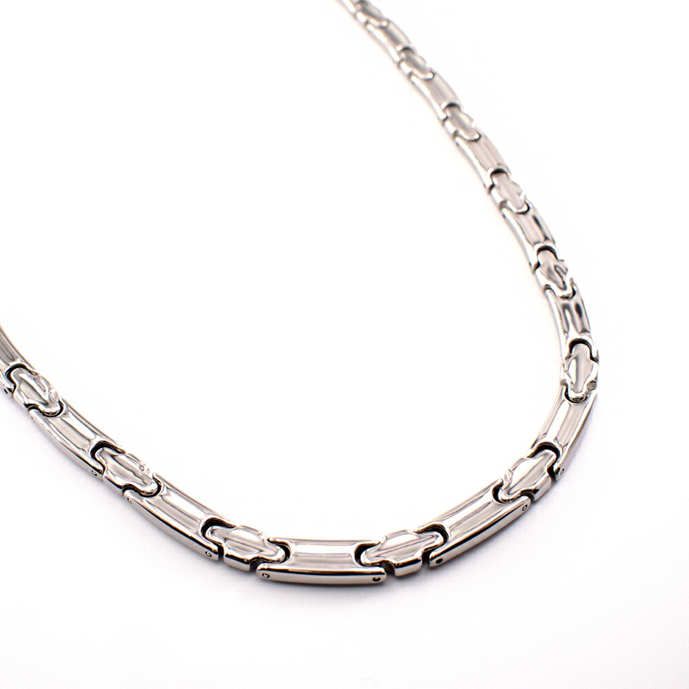 【送料無料】日本製 純チタン製 ゲルマニウムネックレス Mシルバー レディース 健康 かっこいい 国産 レビュー おしゃれ - 画像 (4)