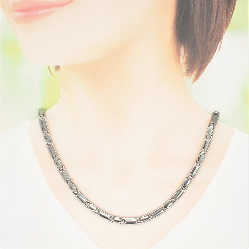 【送料無料】日本製 純チタン製 ゲルマニウムネックレス Mシルバー レディース 健康 かっこいい 国産 レビュー おしゃれ - 画像 (6)