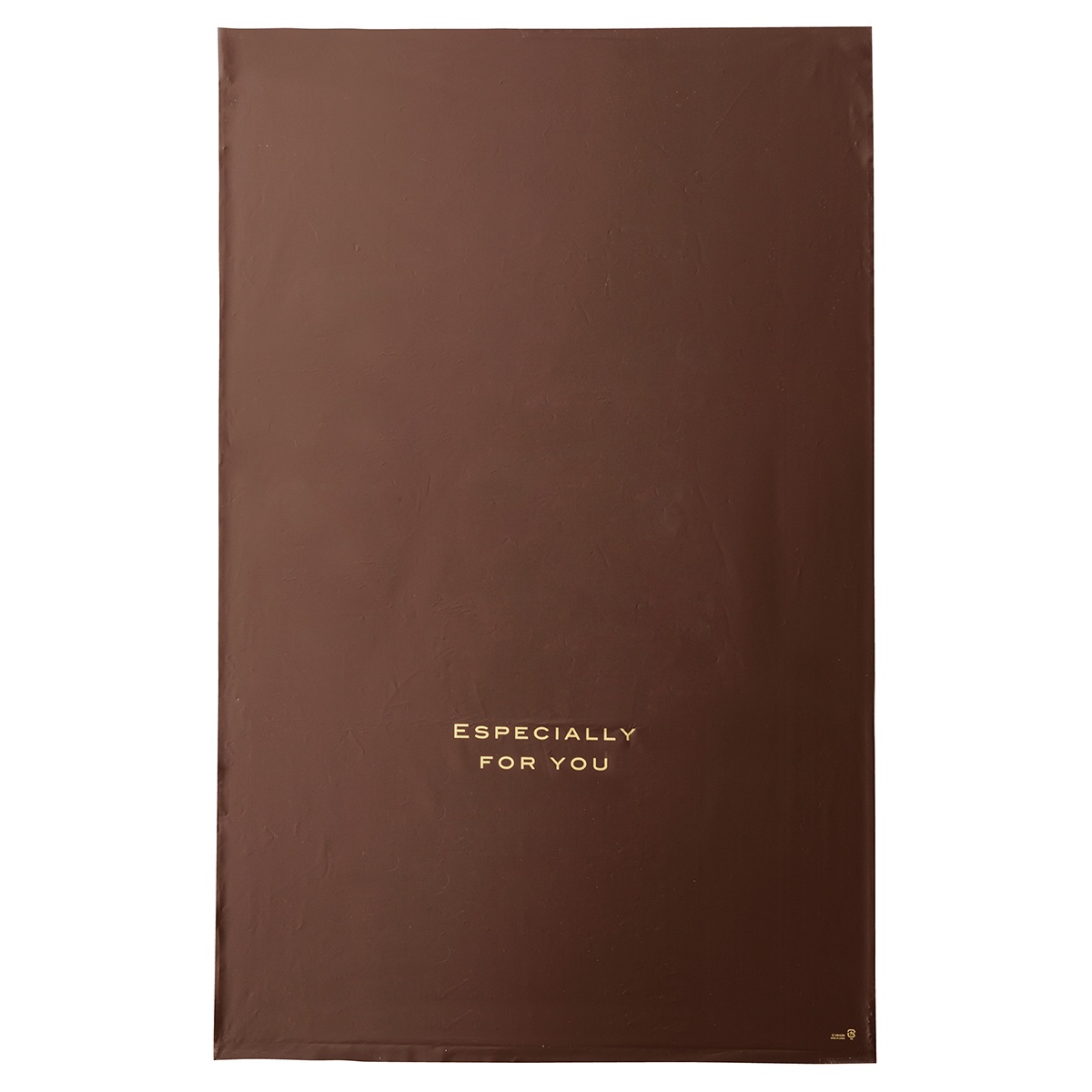 梨地バッグ ブラウン + グリッターリボン付きワイヤータイ アイボリー