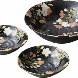 【ラッピング無料】国産 宇野千代 花和み 香物鉢揃 272504 日本製 小鉢 盛鉢