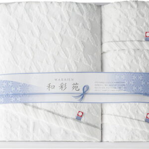 【ラッピング無料】国産 今治製タオル 和彩苑 タオルセット WSN-4071 綿100% 日本製 バスタオル フェイス ウォッシュ タオル