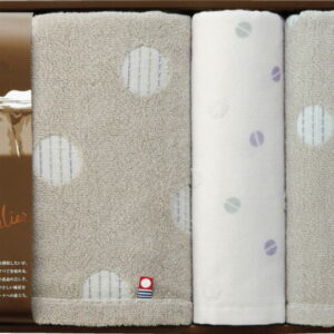 【ラッピング無料】国産 タオルソムリエの選択 バスタオル & フェイスタオル 2P 22710-61740-930 綿100% 日本製