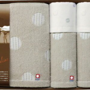 【ラッピング無料】国産 タオルソムリエの選択 タオルセット 22710-61850-936 綿100% 日本製 フェイス ウォッシュ タオル バスタオル