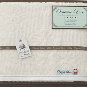 【ラッピング無料】国産 オーガニックリュクス オーガニックコットン使用 今治産バスタオル LU3027 綿100% 日本製