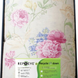 【ラッピング無料】国産 リプリーブ サスティナブル 羽毛布団 ピンク KAR-25007 PI 日本製 ふとん