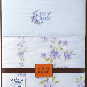 【ラッピング無料】ニューベーシック ウォッシャブル 肌掛けふとん ブルー RNB-4055B 掛け布団