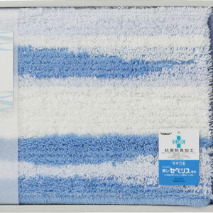 【ラッピング無料】国産 凪 大判バスマット & フェイスタオル 094608 日本製