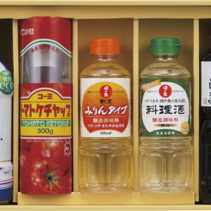 【ラッピング無料】キッコーマン & 調味料バラエティセット KSM-30 サンビシ本醸造しょうゆ いつでも新鮮生しょうゆ 日の出 コーミトマトケチャップ特級