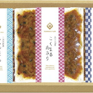 【ラッピング無料】三河の佃煮 & 永谷園松茸風味お吸い物セット MTD-28 ささめまぐろ生姜炊 こくまるあさり 山椒ちりめん