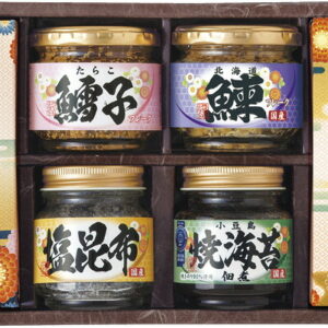 【ラッピング無料】雅和膳 詰合せ 4983-30 鰯の旨煮 焼海苔佃煮 鯖の味噌煮 鰊フレーク 鱈子フレーク 塩昆布
