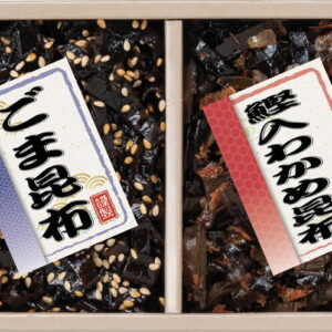 【ラッピング無料】廣川昆布 御昆布 2品佃煮詰合せ 200-20 ごま昆布 鰹入わかめ昆布