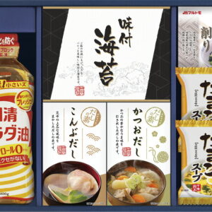 【ラッピング無料】日清オイリオ 食卓バラエティセット CIH-30R たまごスープ 日清 サラダ油 有明海産味のり かね七 マルトモ かつおパック