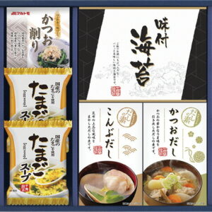 【ラッピング無料】日清オイリオ 食卓バラエティセット CIH-40R サラダ油 たまごスープ ニッスイさば水煮 有明海産味のり かね七 マルトモ かつおパック