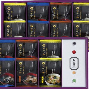 【ラッピング無料】神田川俊郎監修 味和心 お味噌汁･お吸い物･やくみギフト[椿] FKMT-HN 玉子フリーズドライフリーズドライ 和喜薬