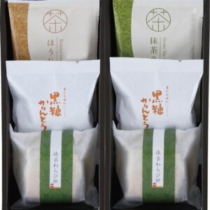 【ラッピング無料】神田川俊郎監修 味和心 甘味セット KKMT-C わらびもち 黒糖かりんと きな粉 ほうじ茶ラテ 抹茶ラテ