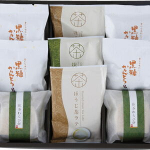 【ラッピング無料】神田川俊郎監修 味和心 甘味セット KKMT-D わらびもち 黒糖かりんとう ほうじ茶ラテ きな粉 抹茶ラテ