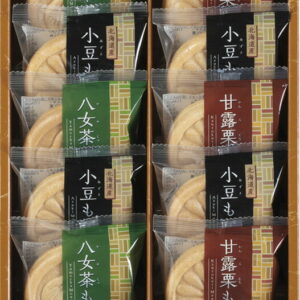 【ラッピング無料】風雅甘々もなか詰合せ M-BE 小豆もなか 甘露栗もなか 八女茶もなか