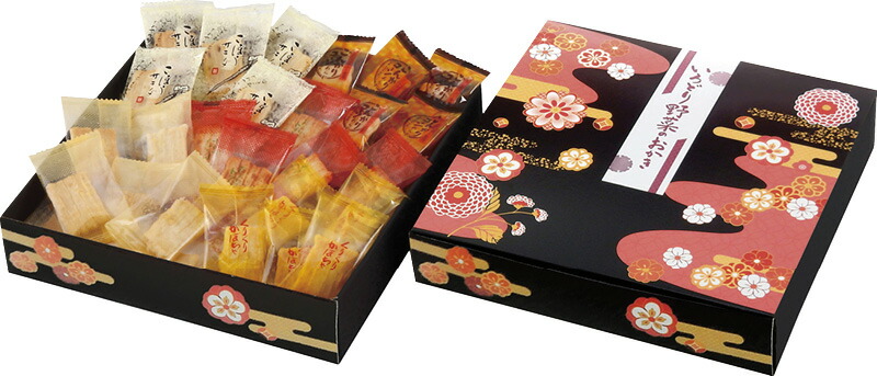 【ラッピング無料】いろどり野菜のおかき IR-DF ミックス レビュー