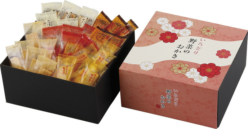 【ラッピング無料】いろどり野菜のおかき IR-3G ミックス レビュー