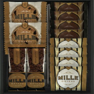 【ラッピング無料】ミル・ガトー スイーツセレクト CZ-15 ラングドシャ ミルククランチバー ナッツとチョコのざっくりクッキー