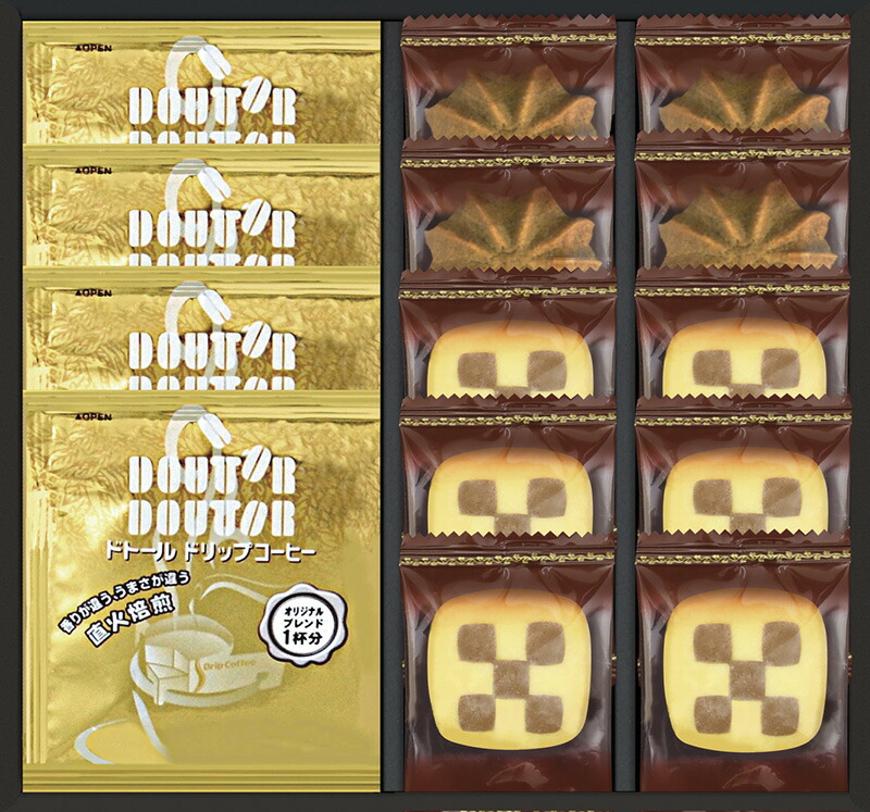 【ラッピング無料】ドトールコーヒー & スイーツバラエティ FADH-AE チェスクッキー コーヒークッキー ドトールドリップ珈琲