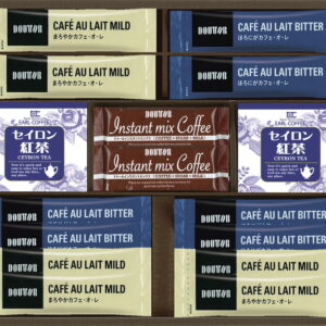 【ラッピング無料】ドトール スティックコーヒー・紅茶コレクション DST-BO ろにがカフェ・オ・レ まろやかカフェ・オ・レ ドインスタントミックスコーヒー セイロン紅茶ティーバッグ