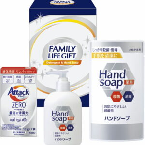 【ラッピング無料】ファミリーライフギフト FMN-15 薬用ハンドソープ 薬用ハンドソープ詰替用 アタックZERO