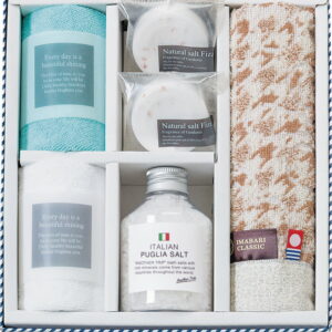 【ラッピング無料】バスツーリスト バスソルトセット BT-525A フィズ マイクロファイバークロス ソルト 今治ウォッシュタオル