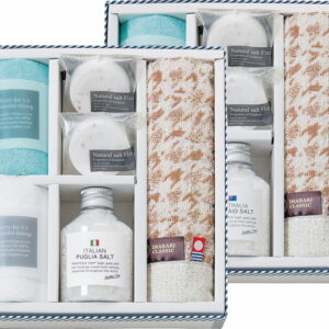 【ラッピング無料】バスツーリスト バスソルトセット BT-550A ソルトフィズ マイクロファイバークロス 今治ウォッシュタオル