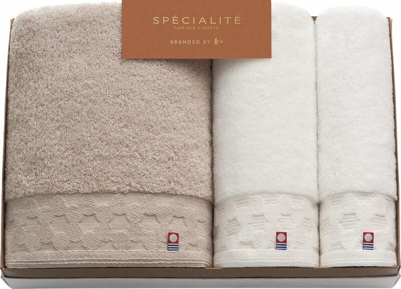 【ラッピング無料】国産 寿々スペシャリテ 愛媛今治 タオルセット 66388 綿100% 日本製 バスタオル フェイスタオル ハンドタオル